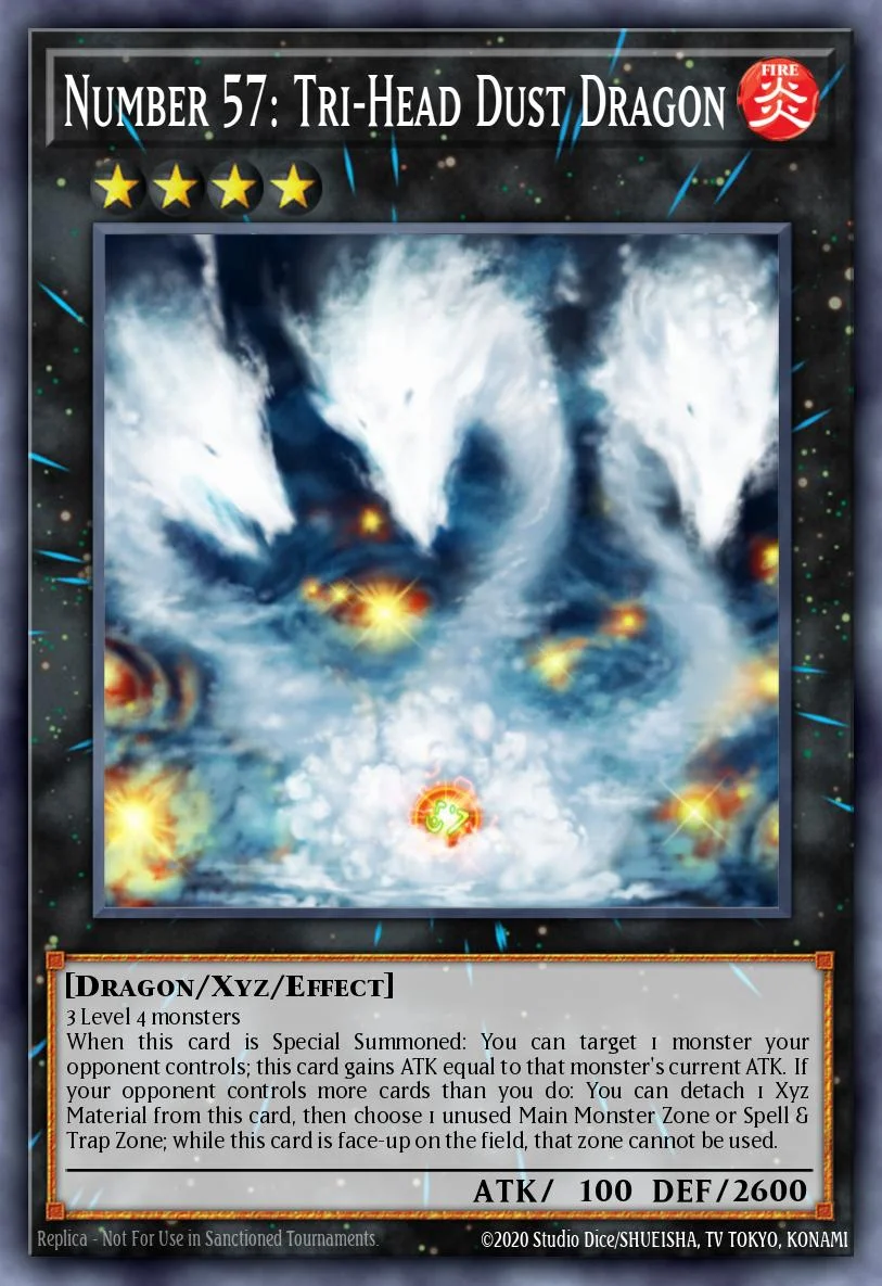Number 57: Tri-Head Dust Dragon 「EN」