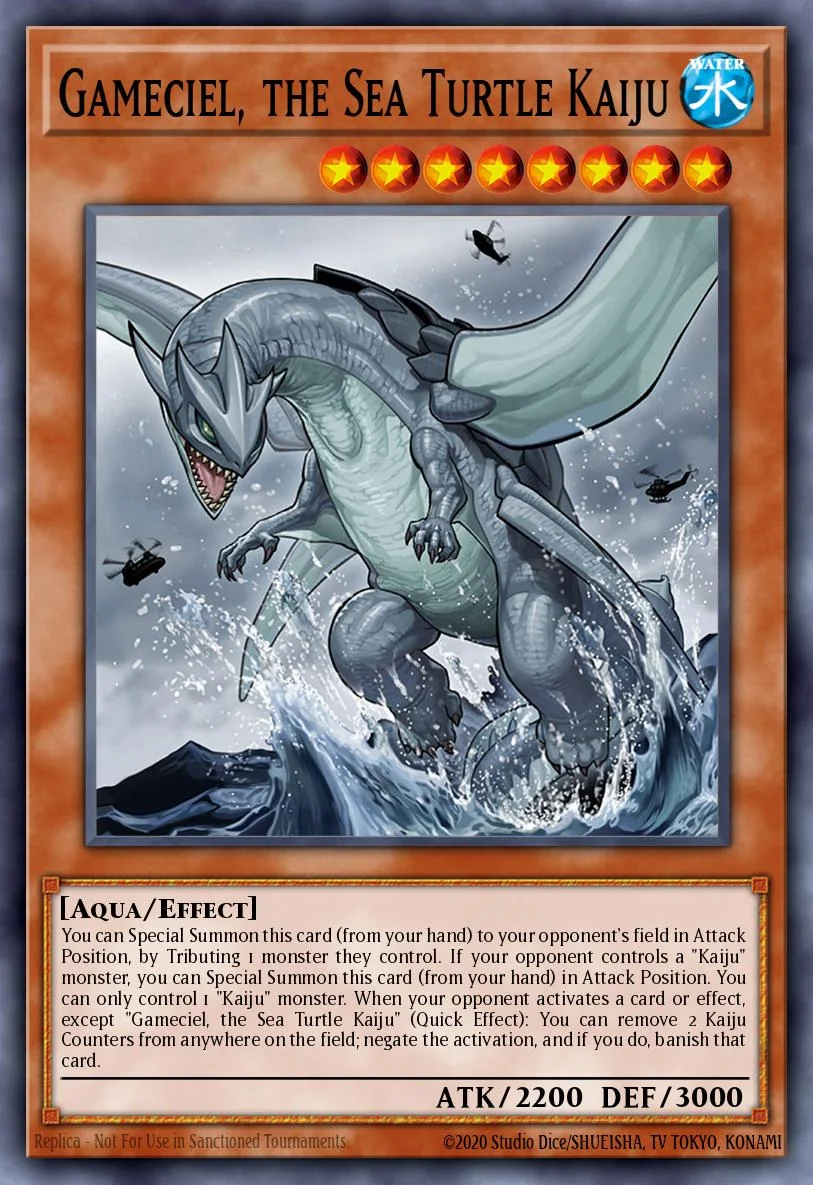 Gameciel, the Sea Turtle Kaiju 「EN」