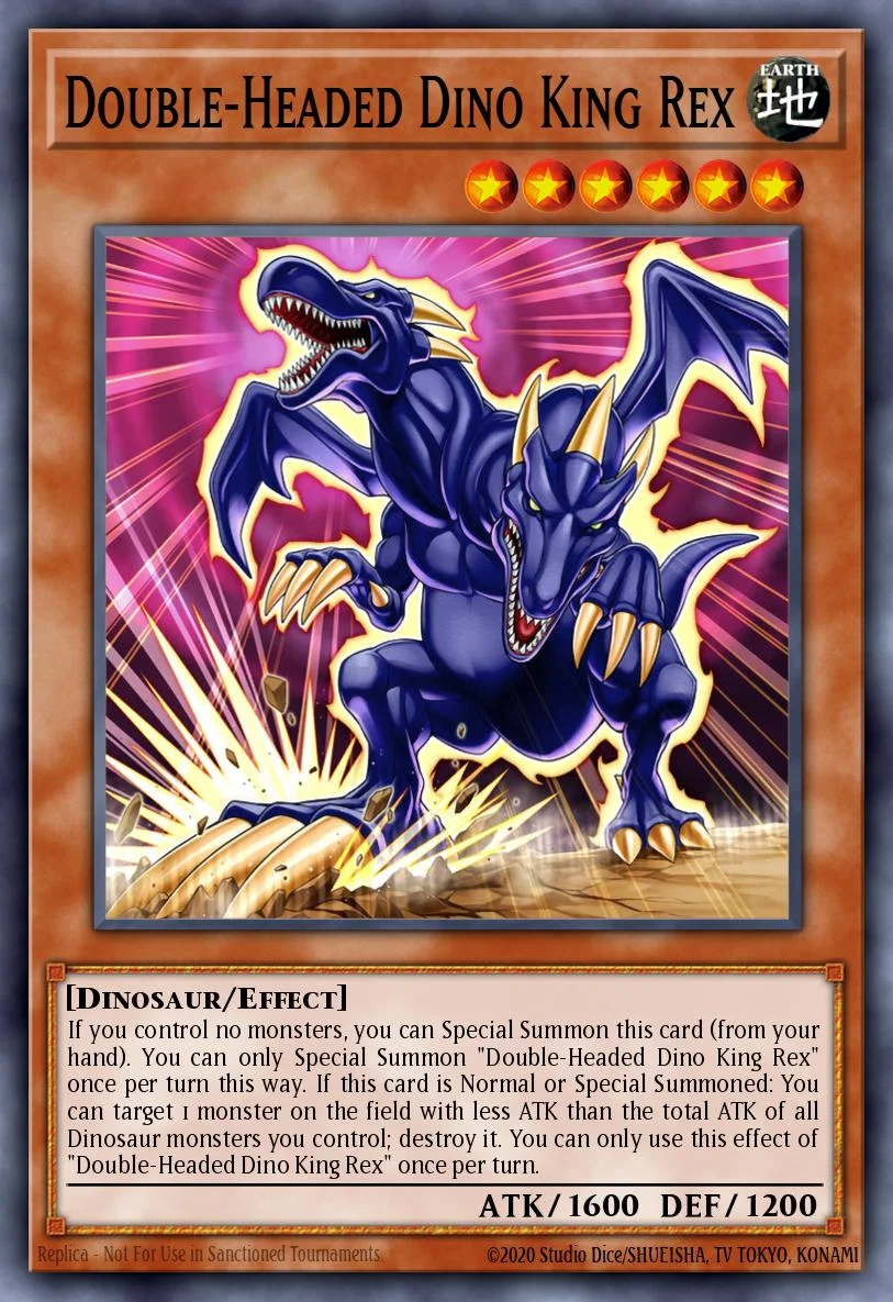 Double-Headed Dino King Rex 「EN」