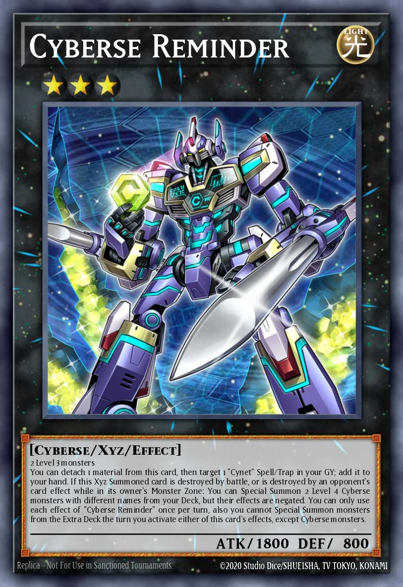 Cyberse Reminder 「EN」