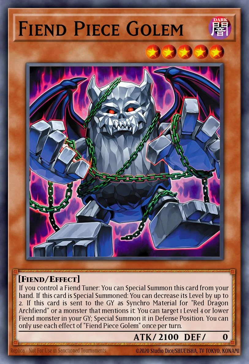 Fiend Piece Golem 「EN」