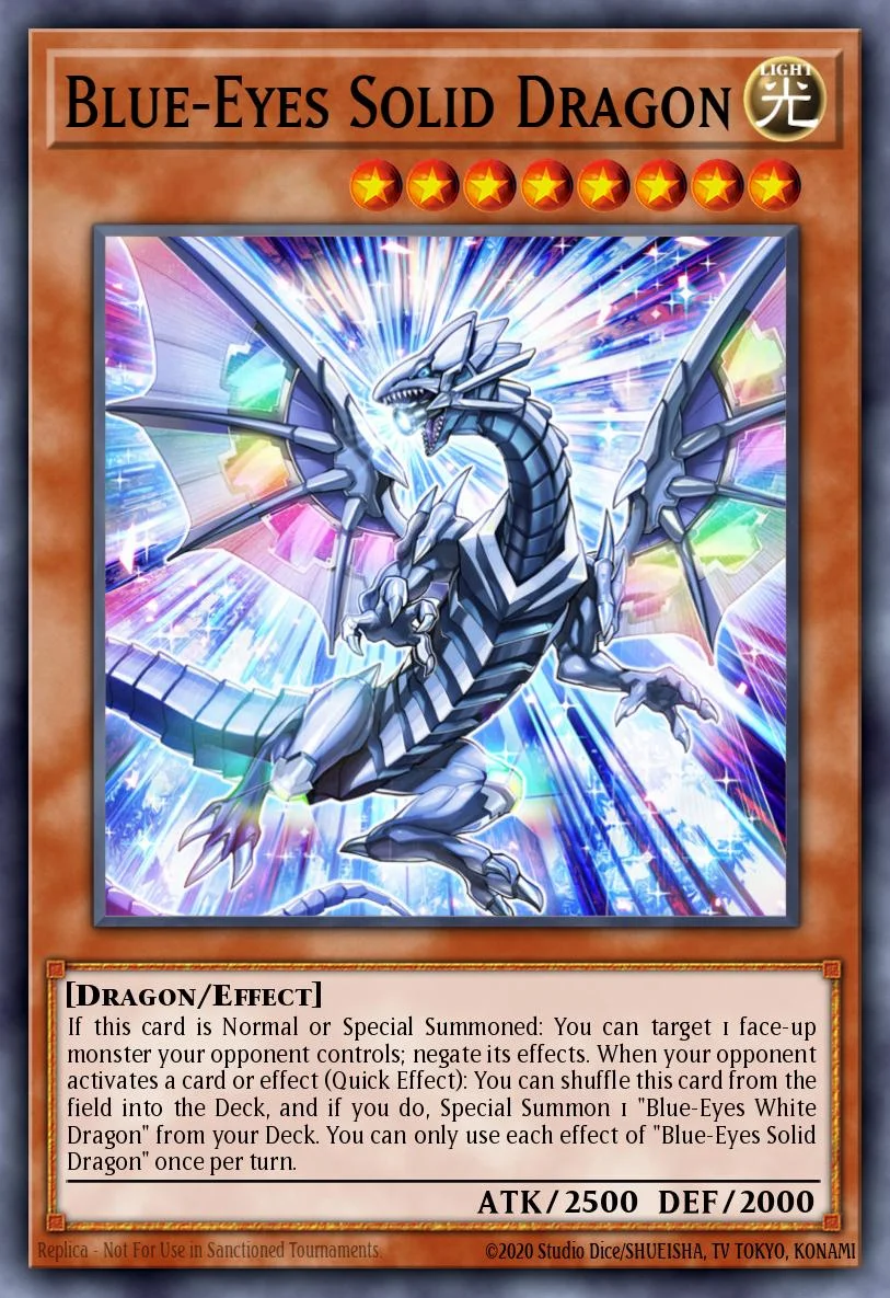 Blue-Eyes Solid Dragon 「EN」