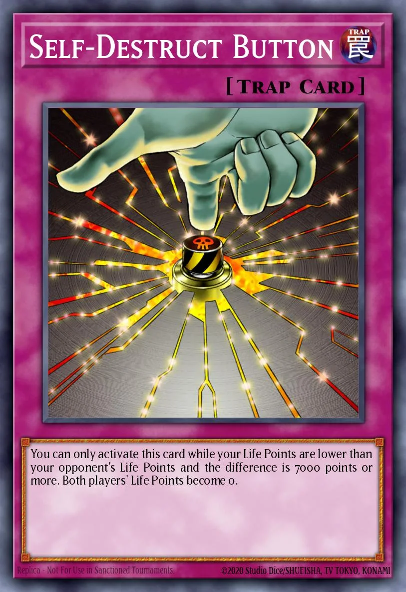 Self-Destruct Button 「EN」