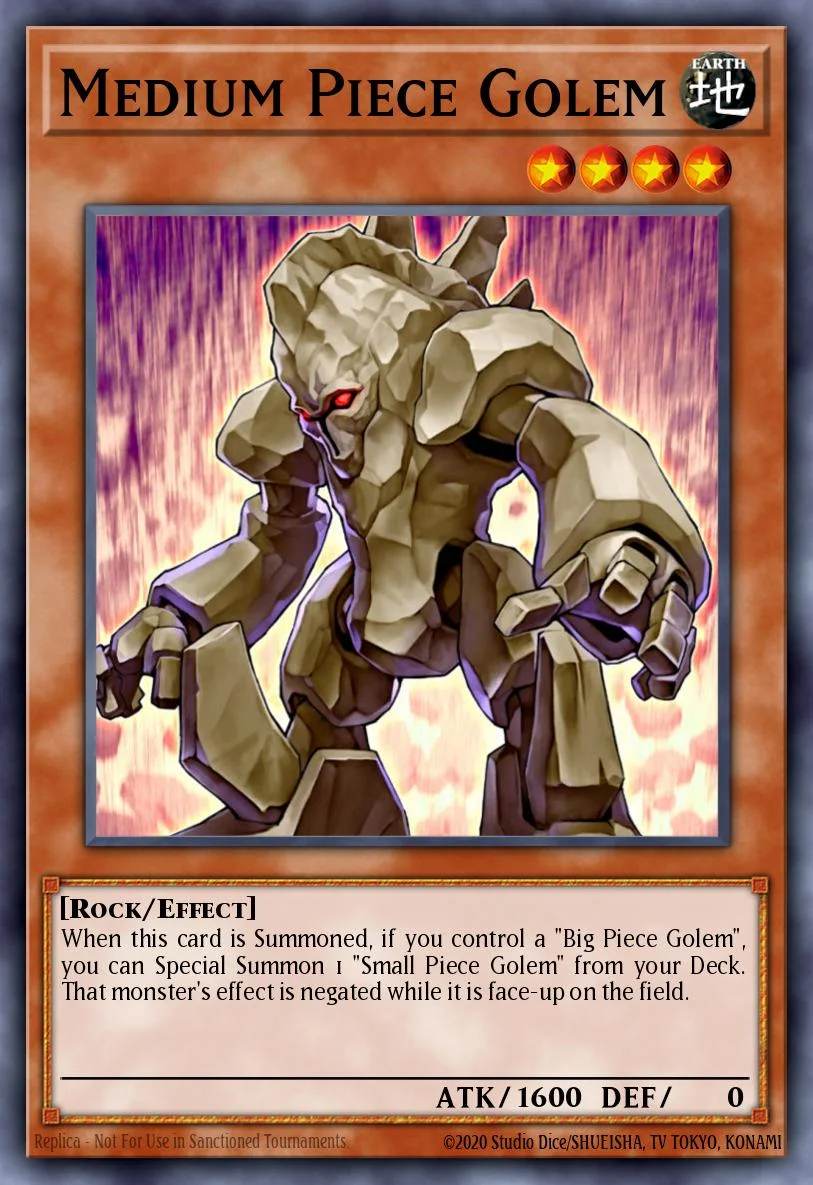 Medium Piece Golem 「EN」