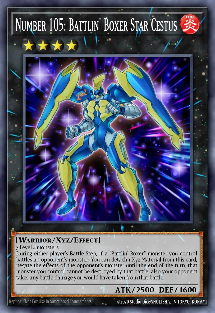 Number 105: Battlin' Boxer Star Cestus 「EN」