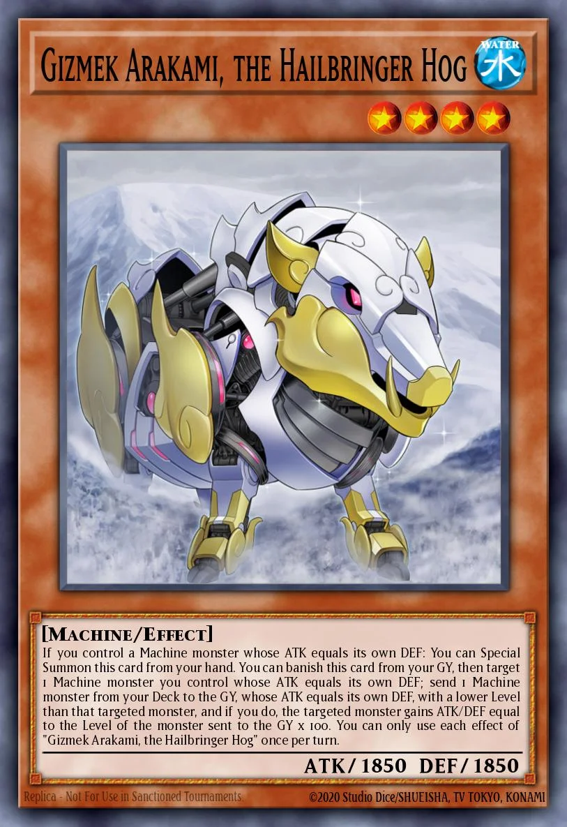 Gizmek Arakami, the Hailbringer Hog 「EN」