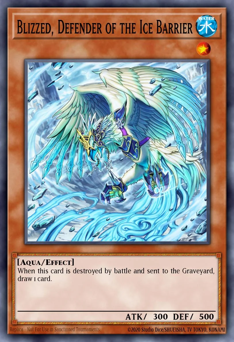 Blizzed, Defender of the Ice Barrier 「EN」