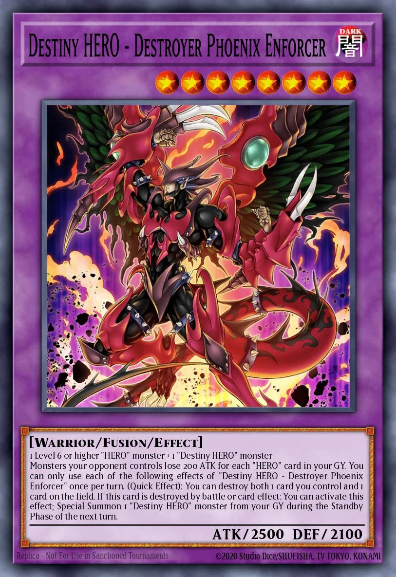 Destiny HERO - Destroyer Phoenix Enforcer 「EN」