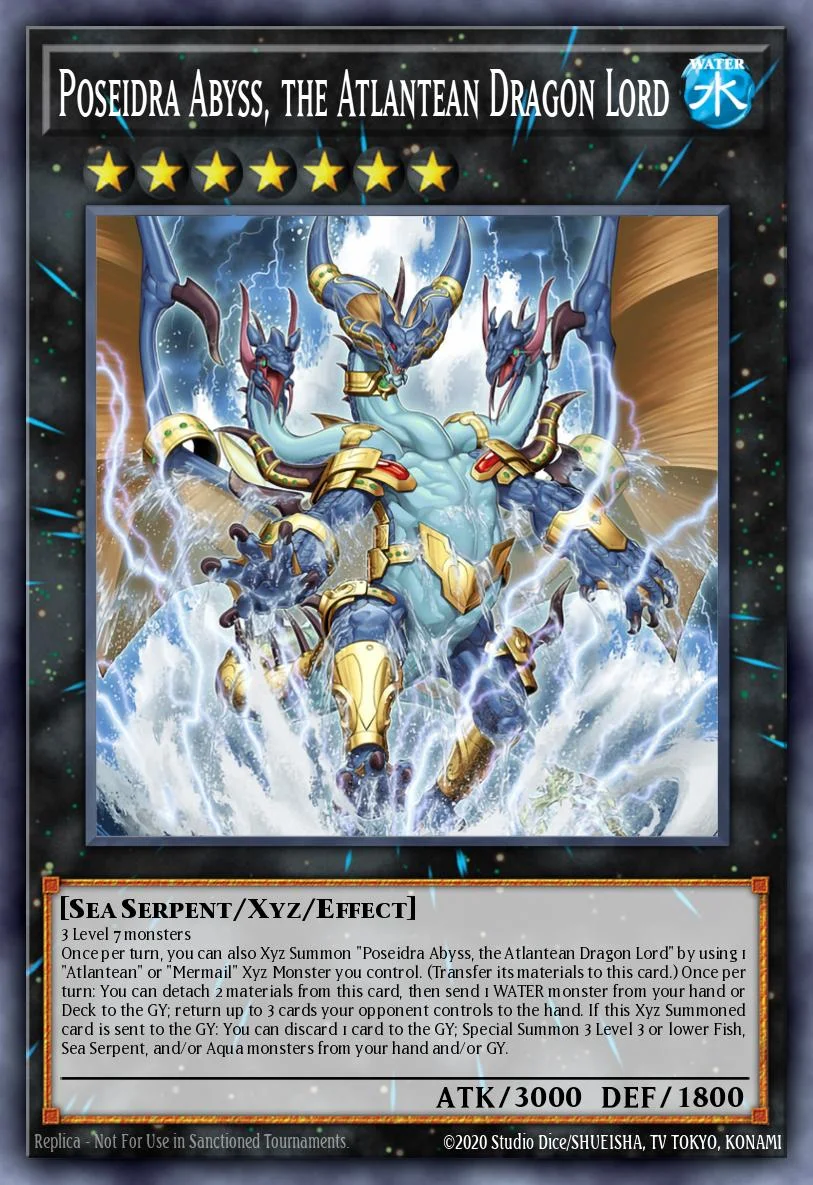Poseidra Abyss, the Atlantean Dragon Lord 「EN」