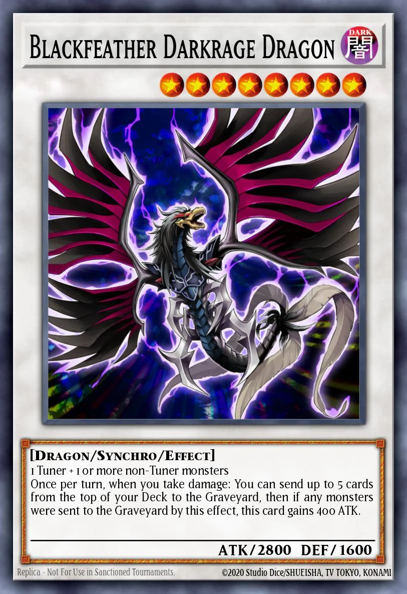 Blackfeather Darkrage Dragon 「EN」