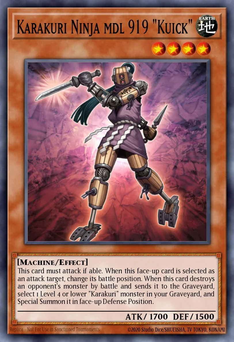 Karakuri Ninja mdl 919 "Kuick" 「EN」