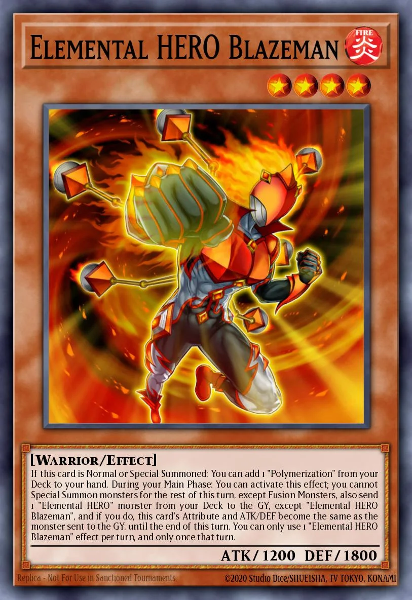Elemental HERO Blazeman 「EN」
