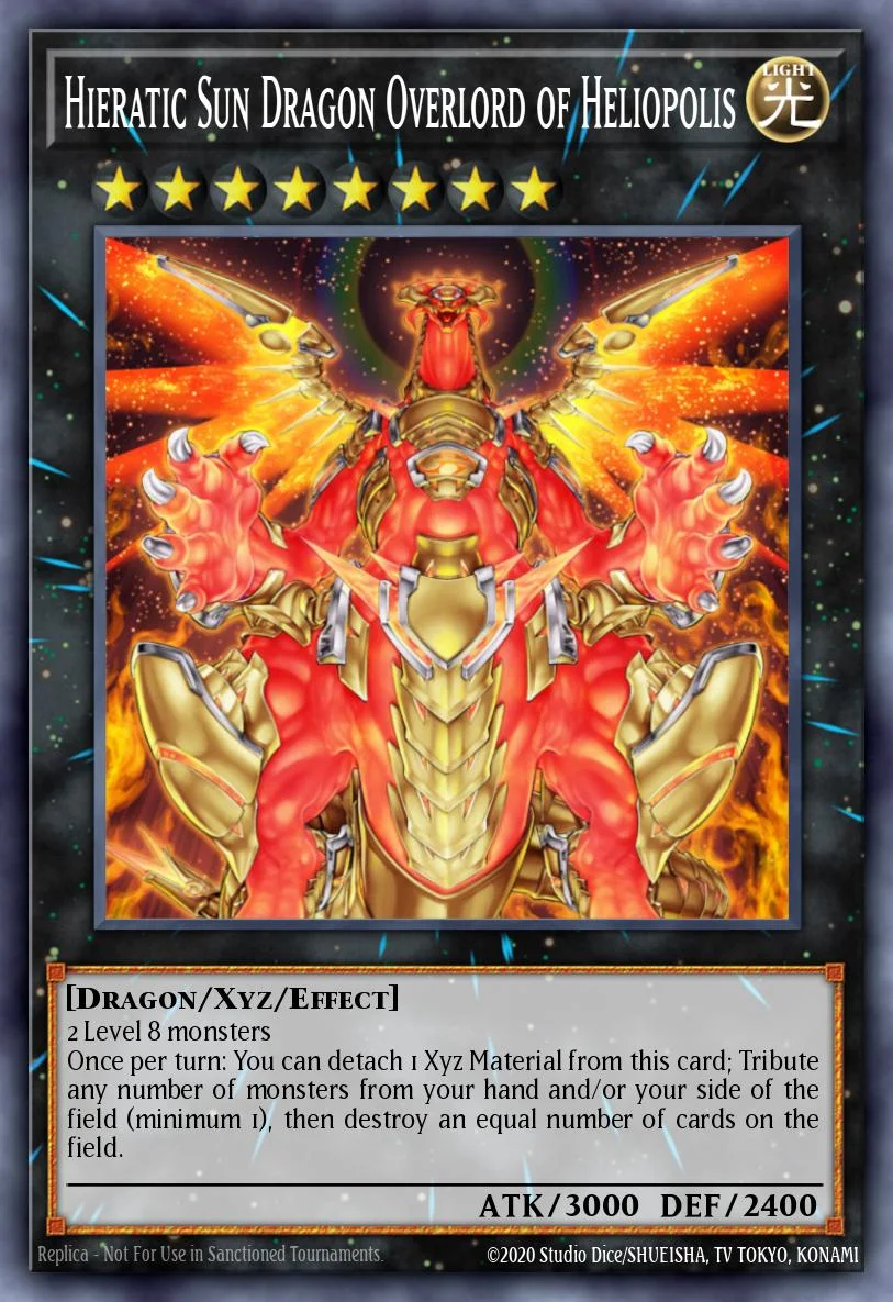 Hieratic Sun Dragon Overlord of Heliopolis 「EN」
