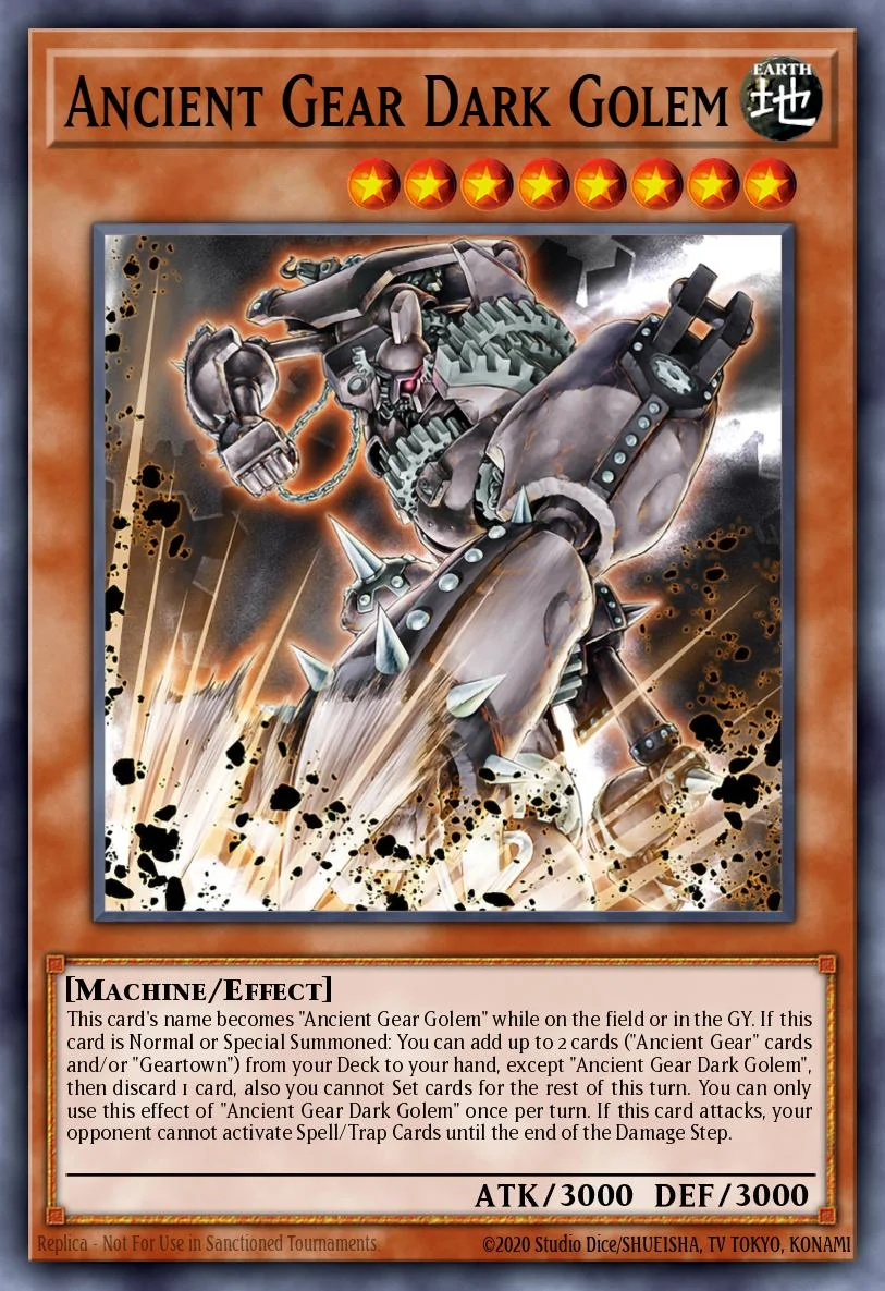 Ancient Gear Dark Golem 「EN」