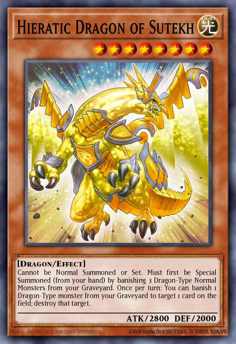 Hieratic Dragon of Sutekh 「EN」