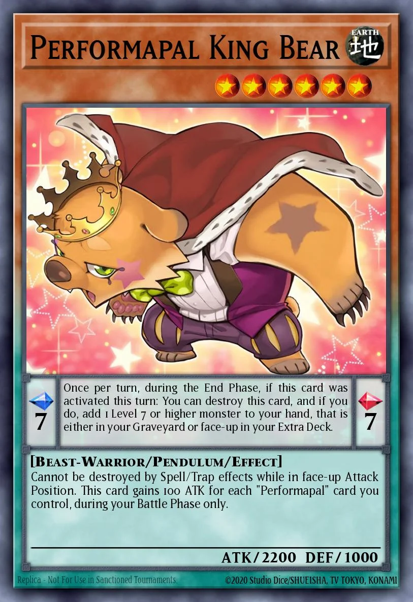 Performapal King Bear 「EN」
