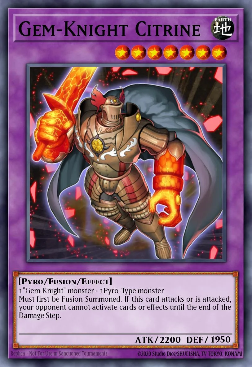Gem-Knight Citrine 「EN」
