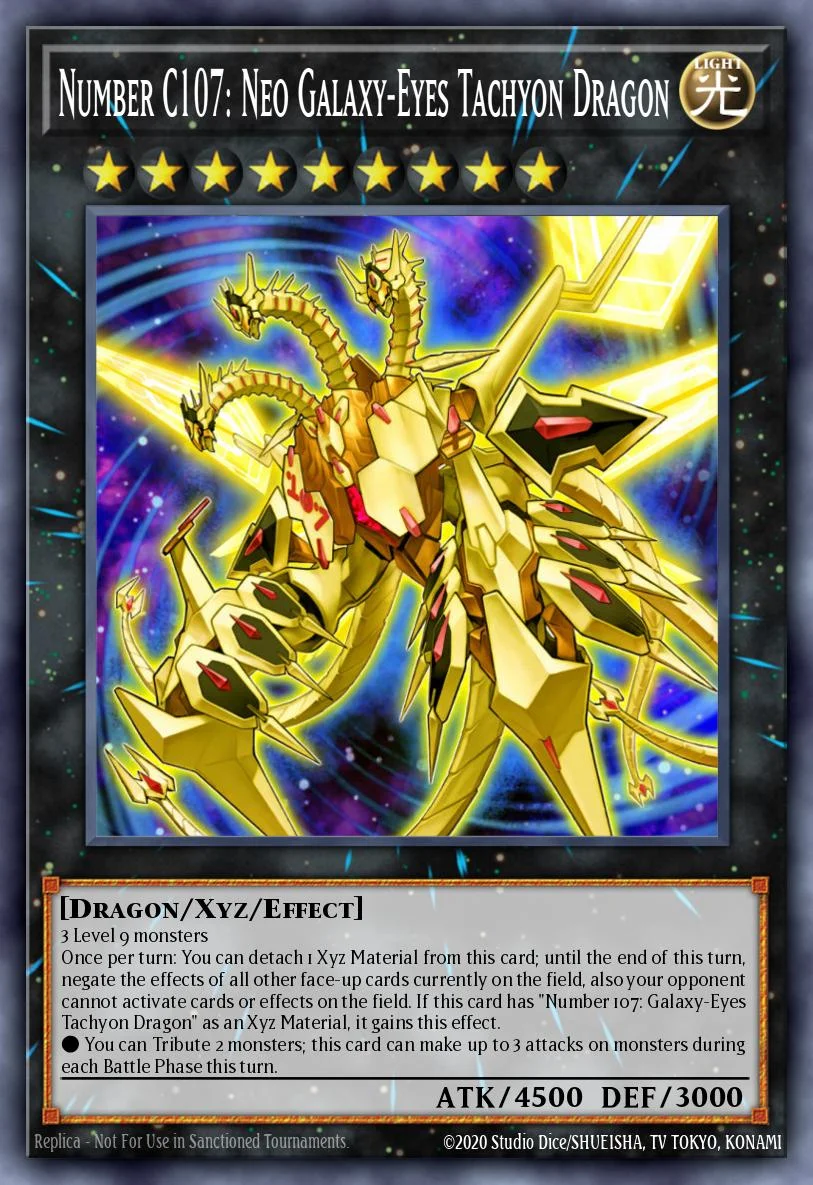 Number C107: Neo Galaxy-Eyes Tachyon Dragon 「EN」