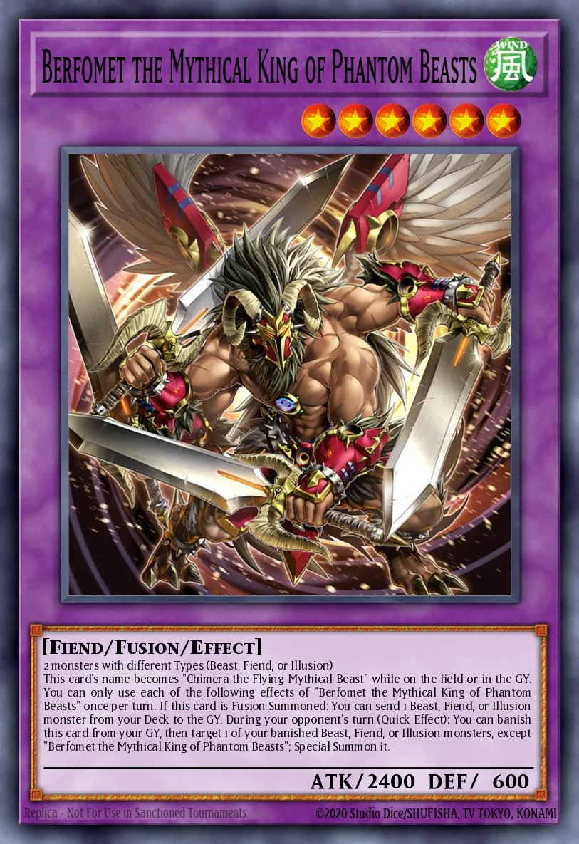 Berfomet the Mythical King of Phantom Beasts 「EN」