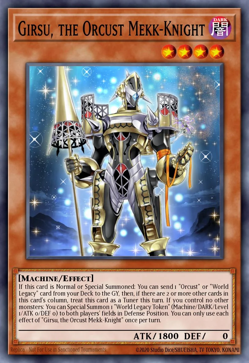 Girsu, the Orcust Mekk-Knight 「EN」