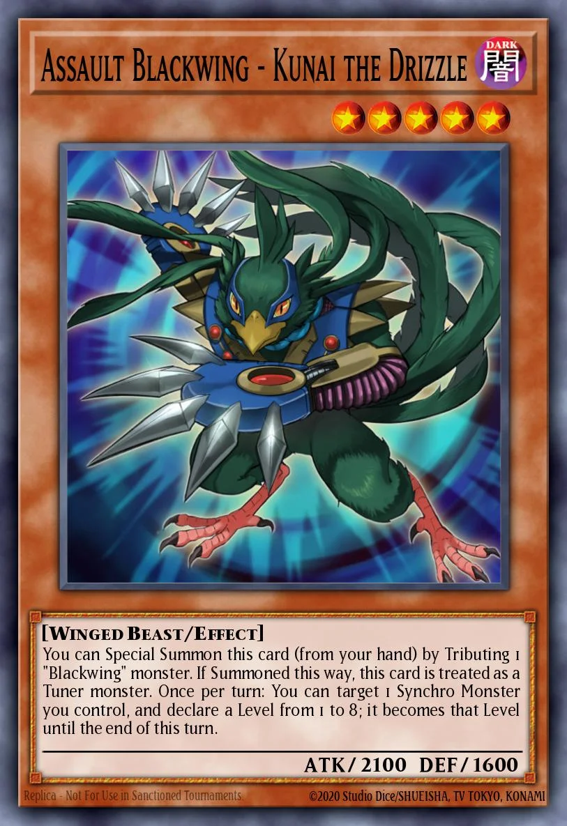 Assault Blackwing - Kunai the Drizzle 「EN」