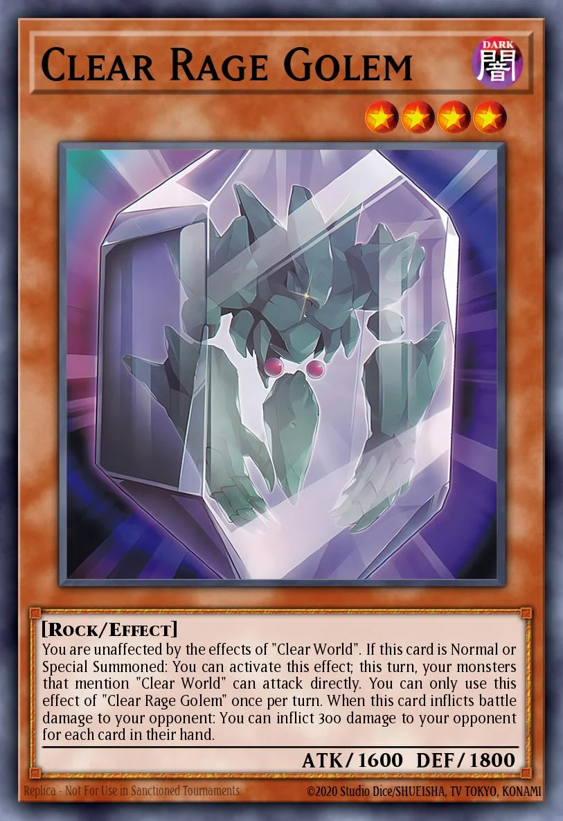 Clear Rage Golem 「EN」