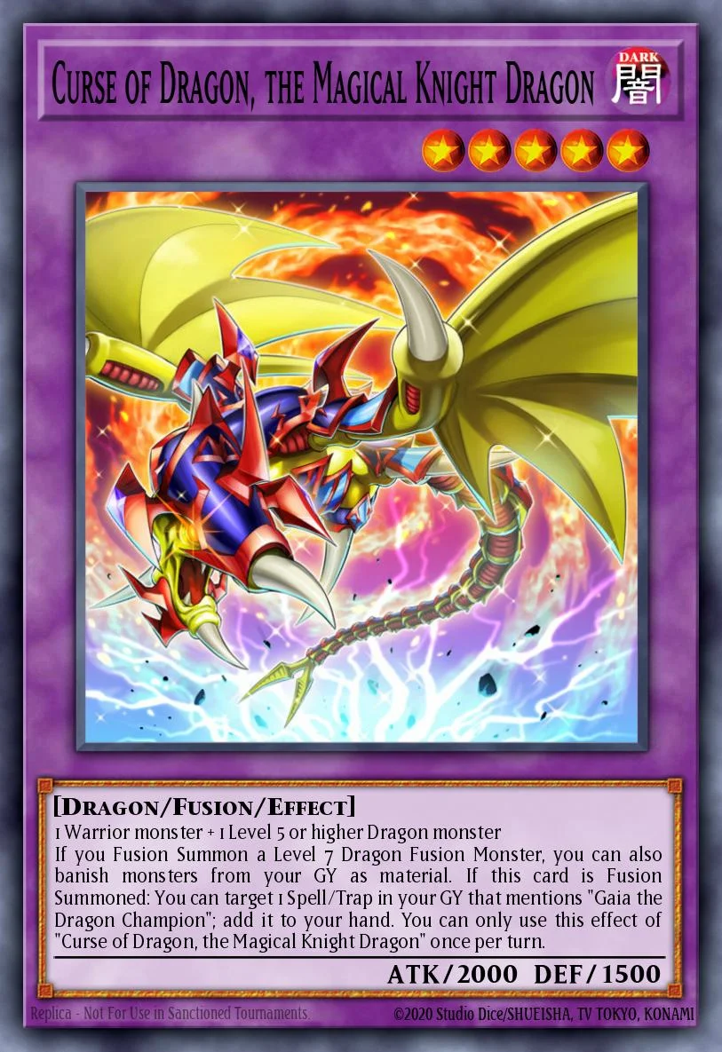 Curse of Dragon, the Magical Knight Dragon 「EN」