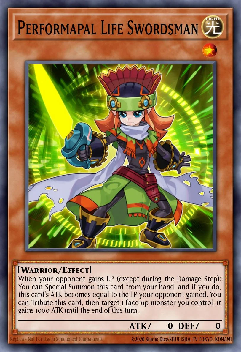 Performapal Life Swordsman 「EN」