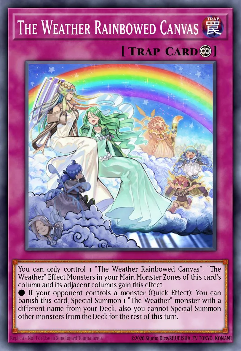 The Weather Rainbowed Canvas 「EN」
