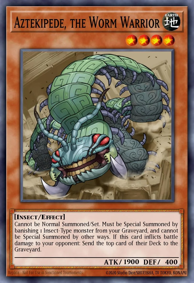 Aztekipede, the Worm Warrior 「EN」