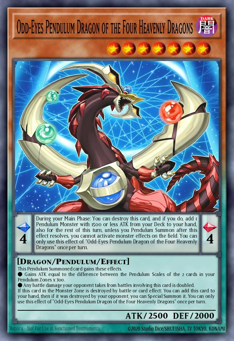 Odd-Eyes Pendulum Dragon of the Four Heavenly Dragons 「EN」