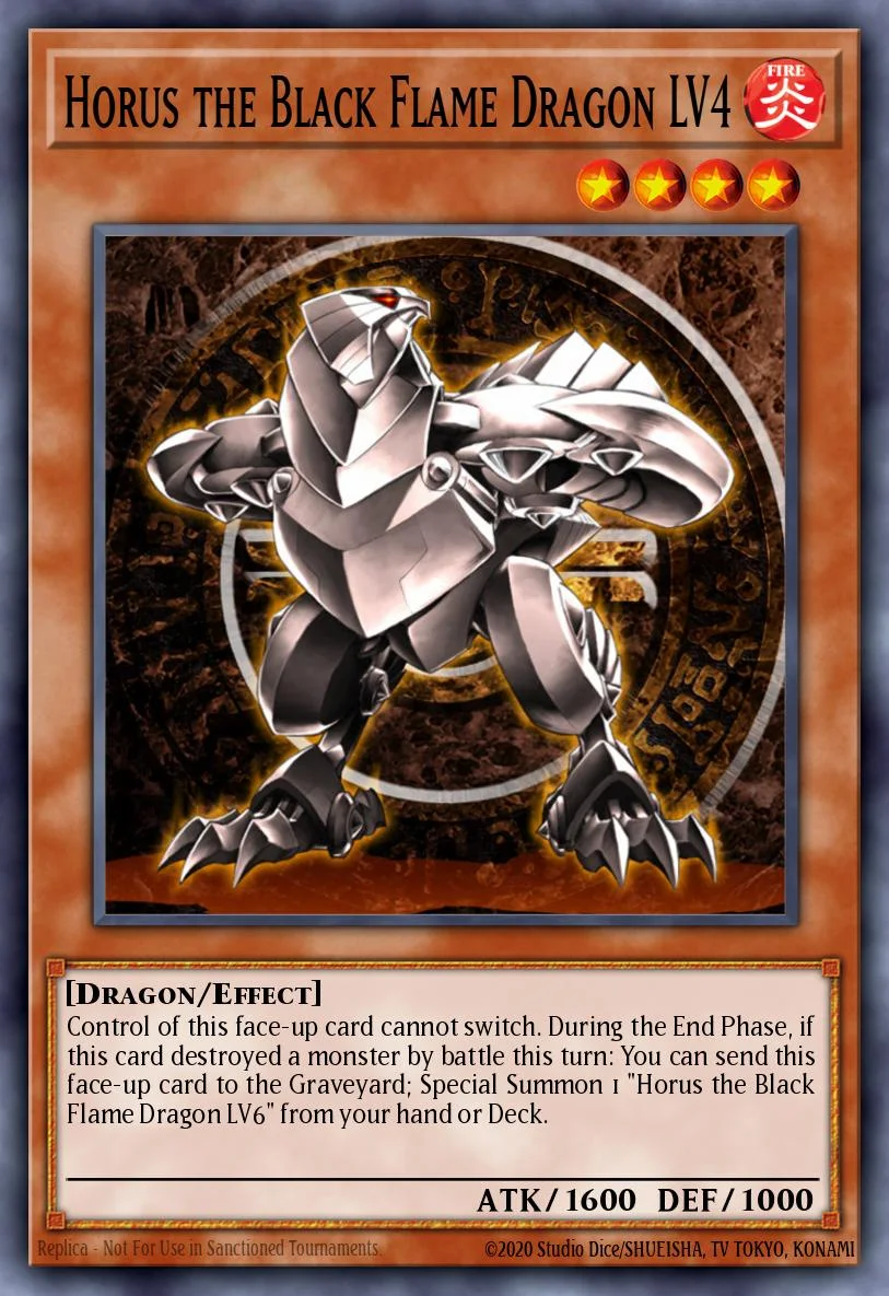 Horus the Black Flame Dragon LV4 「EN」