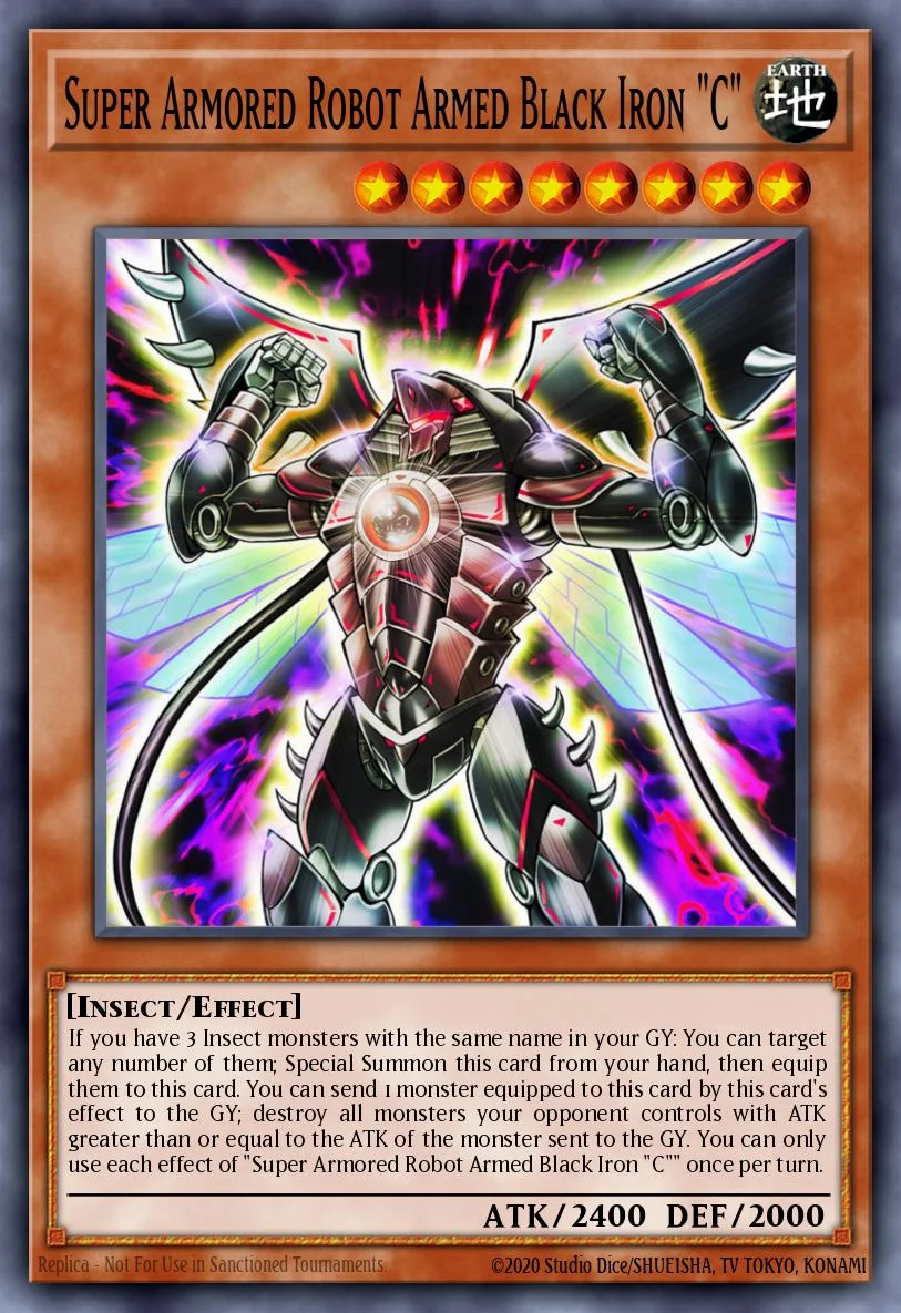 Super Armored Robot Armed Black Iron "C" 「EN」