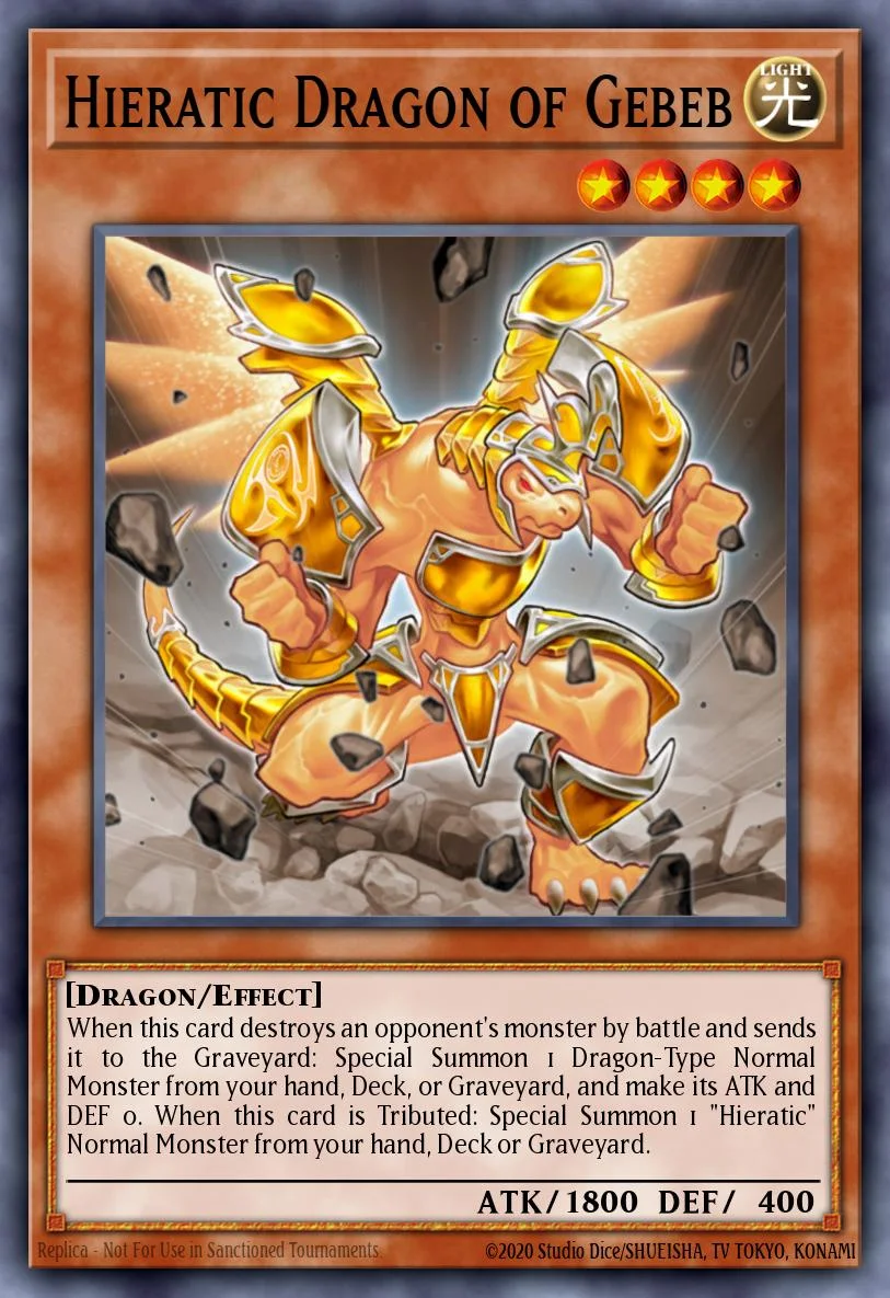Hieratic Dragon of Gebeb 「EN」