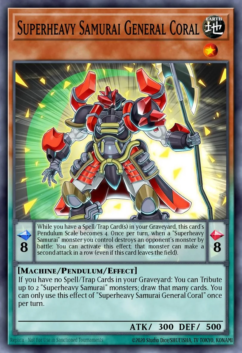 Superheavy Samurai General Coral 「EN」