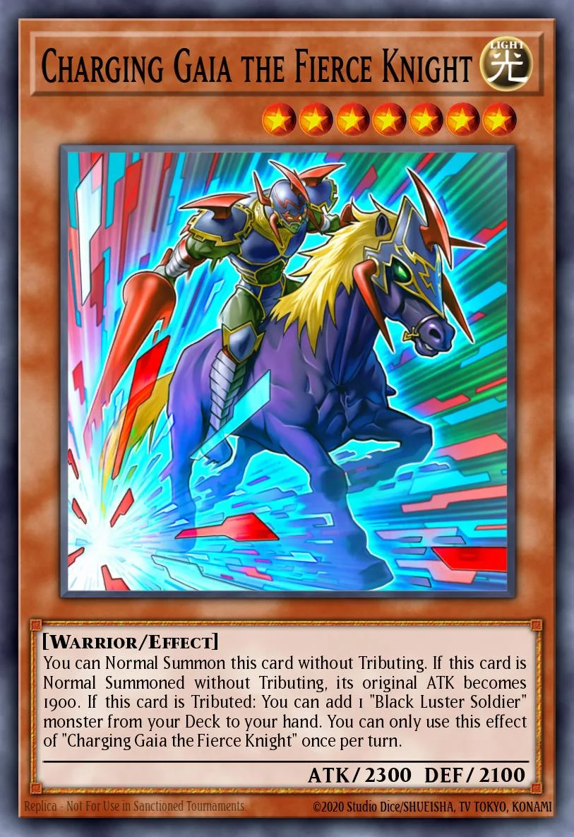 Charging Gaia the Fierce Knight 「EN」