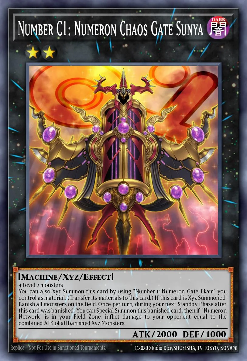 Number C1: Numeron Chaos Gate Sunya 「EN」