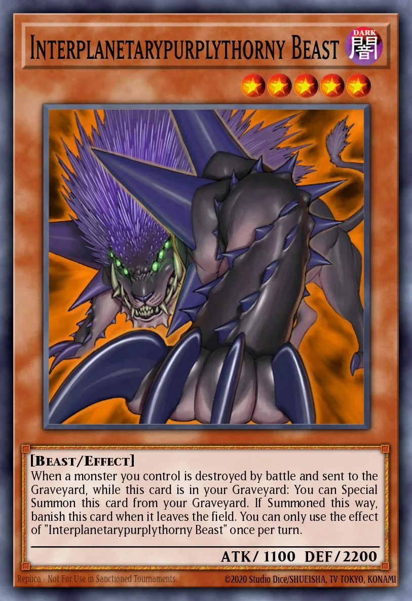 Interplanetarypurplythorny Beast 「EN」