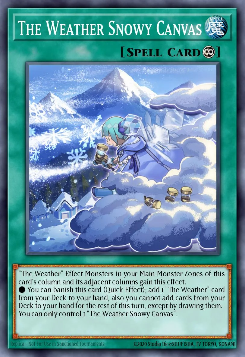 The Weather Snowy Canvas 「EN」