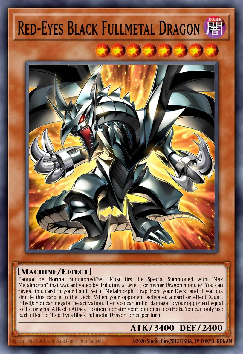 Red-Eyes Black Fullmetal Dragon 「EN」
