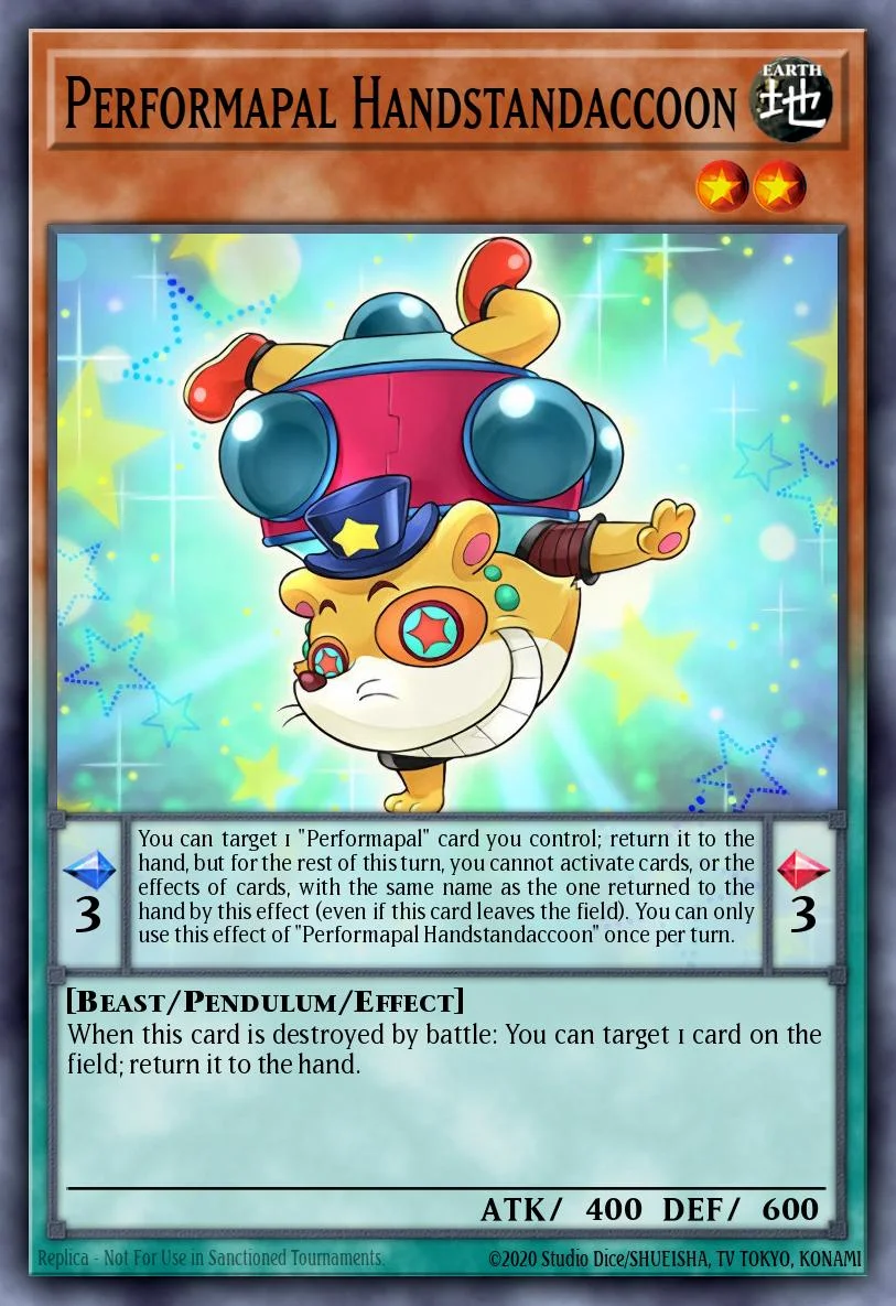 Performapal Handstandaccoon 「EN」