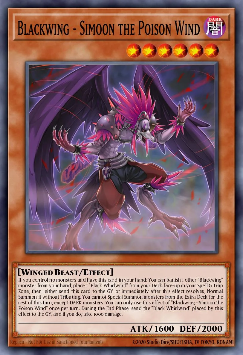 Blackwing - Simoon the Poison Wind 「EN」