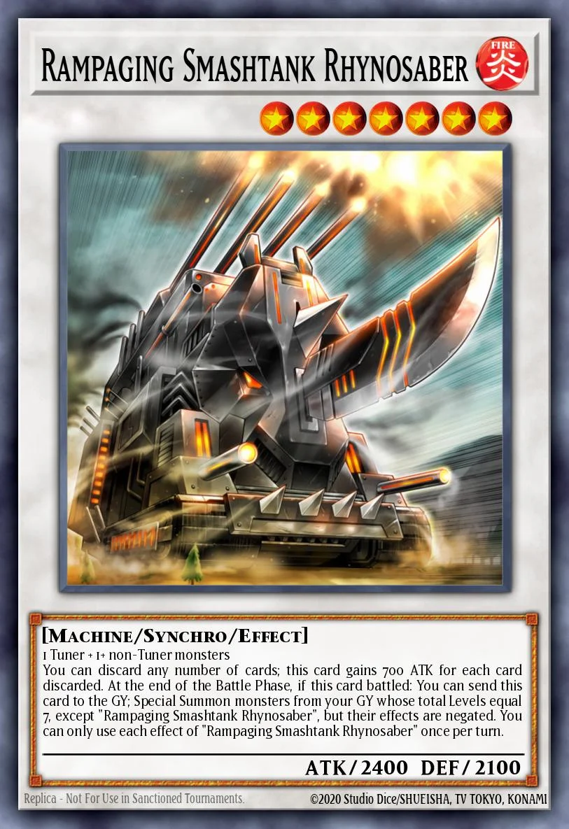 Rampaging Smashtank Rhynosaber 「EN」