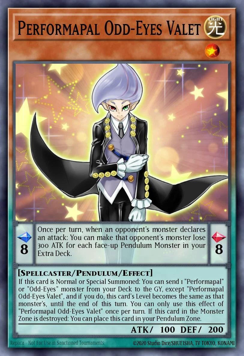 Performapal Odd-Eyes Valet 「EN」