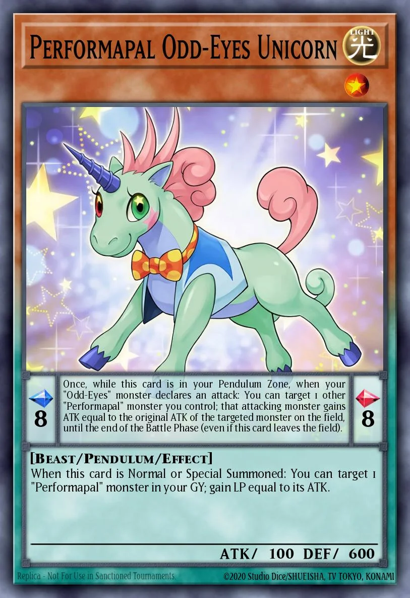 Performapal Odd-Eyes Unicorn 「EN」