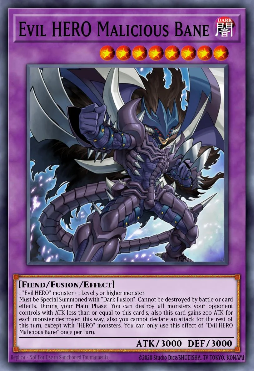 Evil HERO Malicious Bane 「EN」