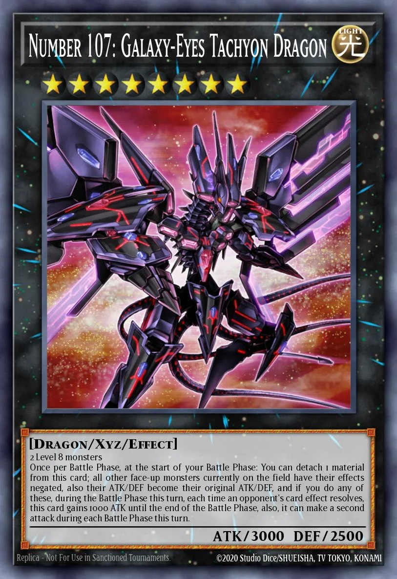 Number 107: Galaxy-Eyes Tachyon Dragon 「EN」