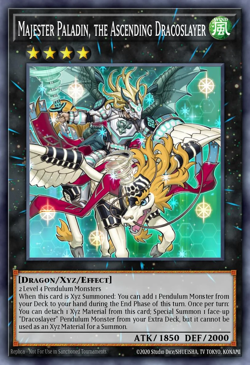 Majester Paladin, the Ascending Dracoslayer 「EN」