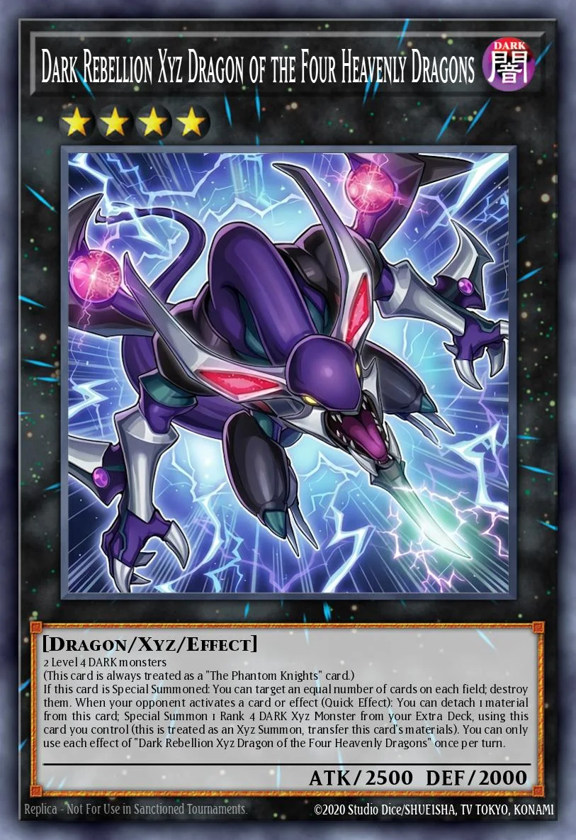 Dark Rebellion Xyz Dragon, Four Heavenly Dragons 「EN」