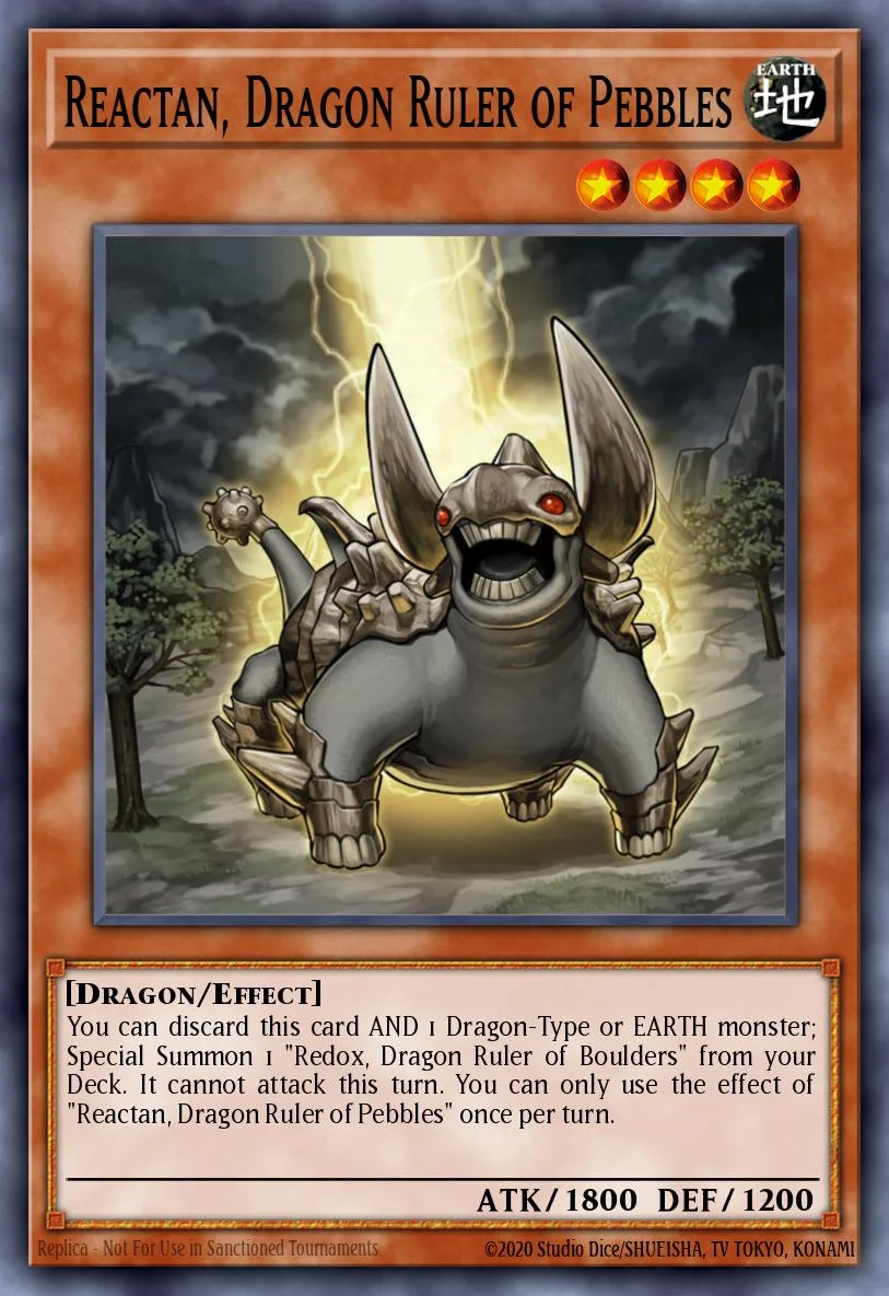 Reactan, Dragon Ruler of Pebbles 「EN」